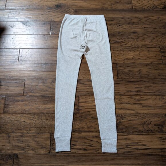 Old Navy waffle pajama PJ leggings light grey size small tall - Picture 10 of 11